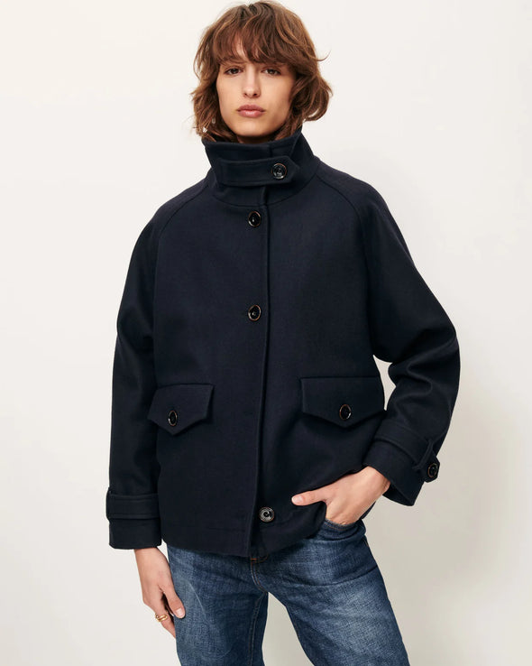 Lee Wooly Coat Navy