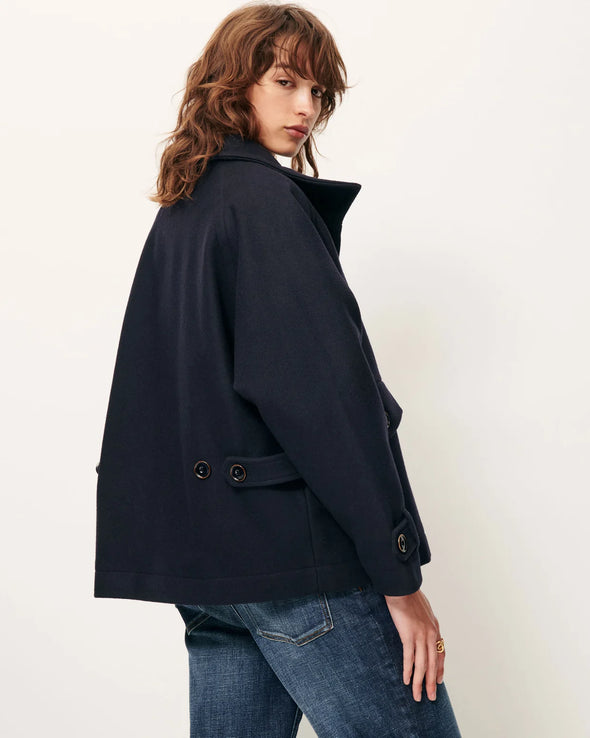 Lee Wooly Coat Navy