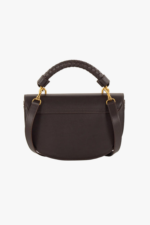 Round Tesoro Leather Bag