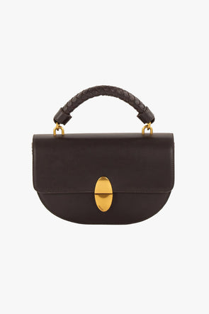 Round Tesoro Leather Bag
