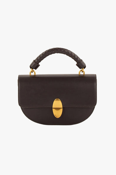 Round Tesoro Leather Bag