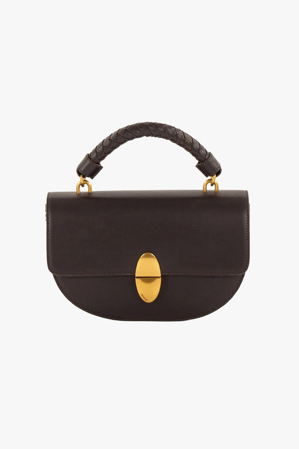 Round Tesoro Leather Bag