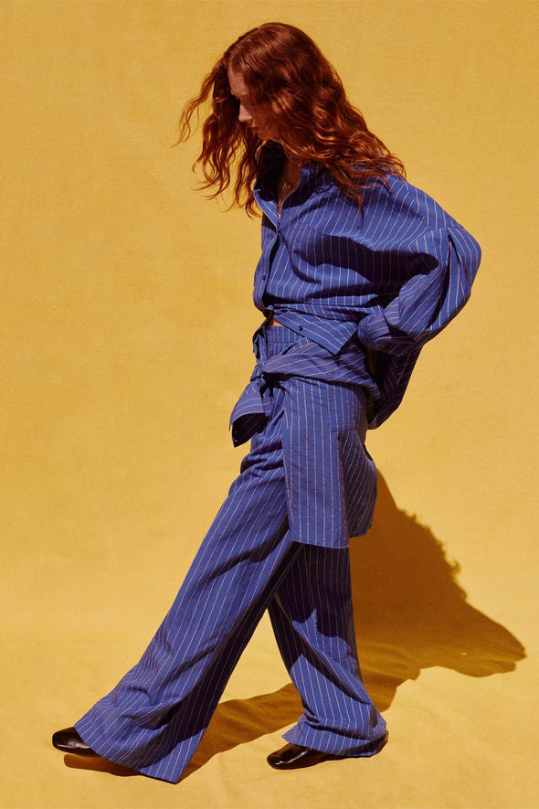 Provencia Trousers Office Blue