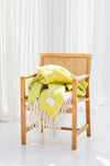 Weekend Plaid Cream/ Neon Yellow