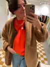 Kaia Teddy Jacket Choco