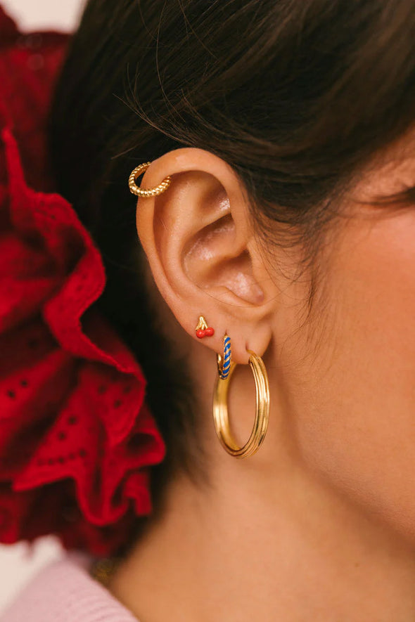 Cherry Blossom Stud Goldplated