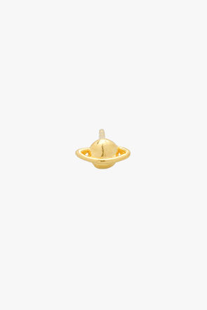 Mini Saturn Stud Goldplated