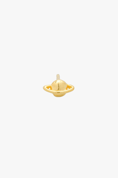 Mini Saturn Stud Goldplated