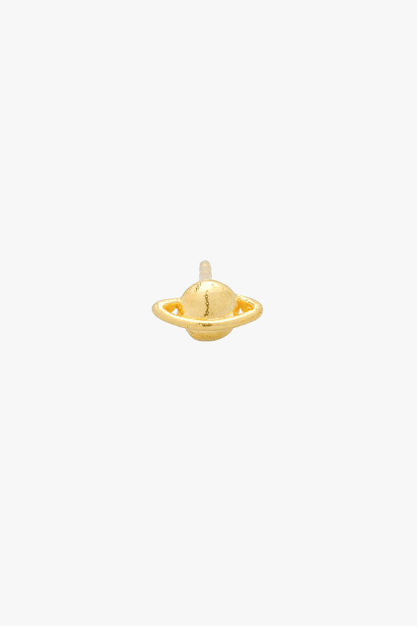 Mini Saturn Stud Goldplated