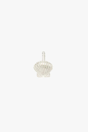 Shell Stud Earring Silver