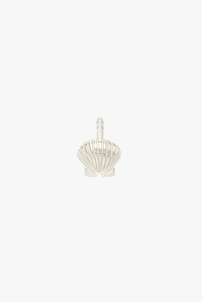 Shell Stud Earring Silver