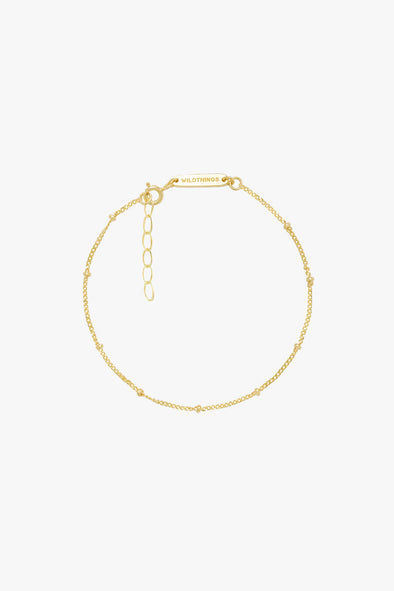 Stud Chain Bracelet Goldplated