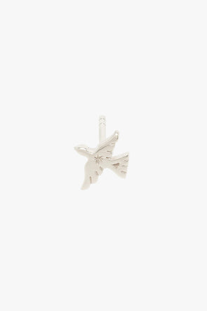 Lucky Swallow Stud Silver