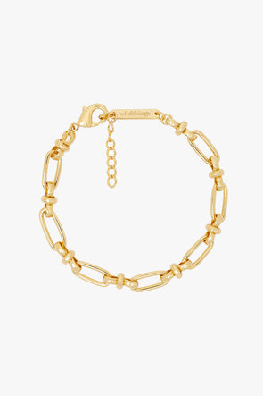 Signature Chain Bracelet Goldplated