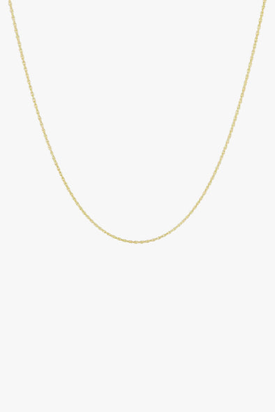 Rope Chain Necklace Goldplated
