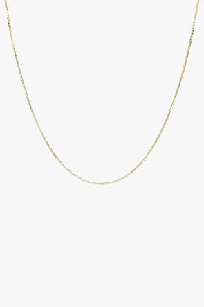 Box Necklace Goldplated