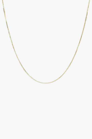 Box Necklace Goldplated