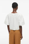 Amory V-Neck Top Cloud Dancer
