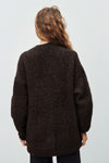 Zolly Long Cardigan Charcoal Melange