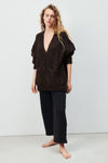 Zolly Long Cardigan Charcoal Melange