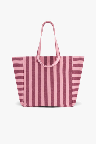 Elisa Bag Stripes Burgundy/Bubblegum Pink