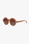 Pluto Brown Frosted Sunglasses