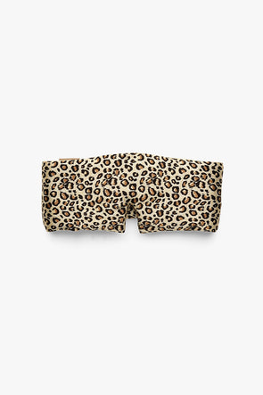 Leopard Pure Silk Sleep Mask Headband