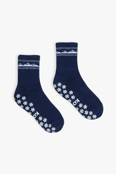 Après Pilates Grip Socks Navy