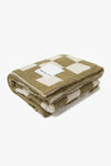 The Teddy Throw Khaki Check