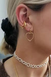 Jamie Earrings Heart Gold