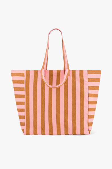 Elisa Bag Stripes Caramel/Strawberry