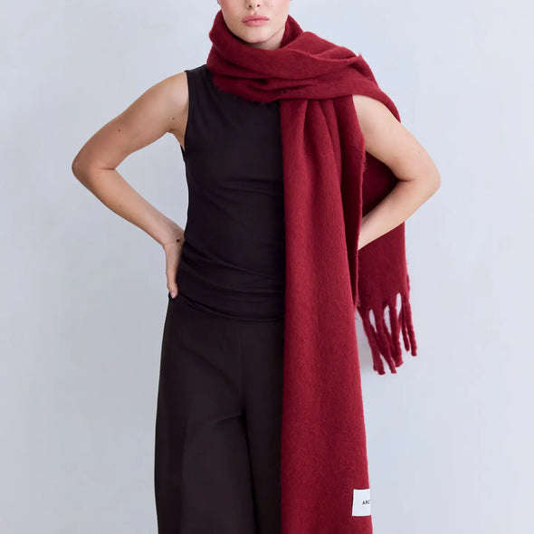 The Reykjavik Scarf Bourgogne