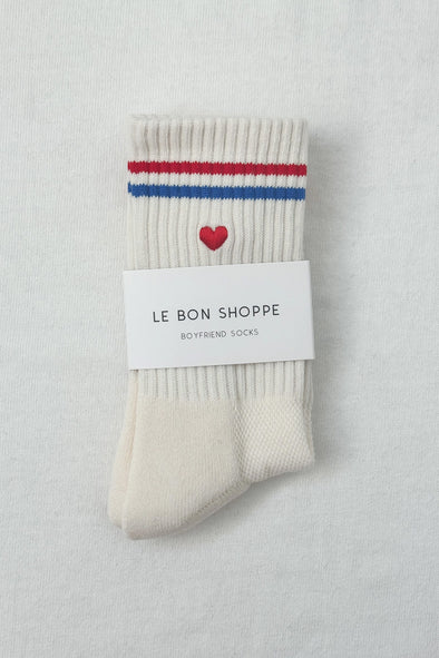 Embroidered Boyfriend Socks