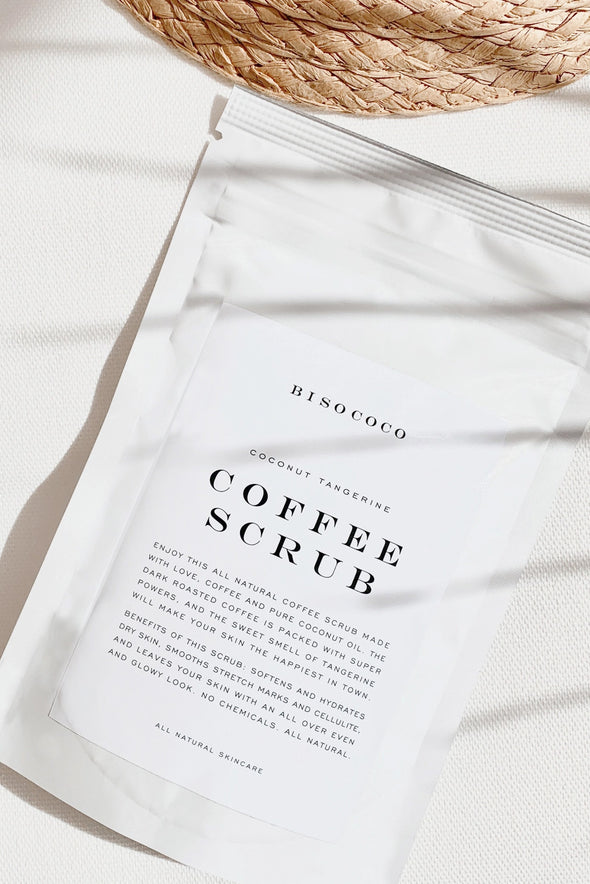 Coconut Tangerine Coffee Scrub