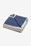 Navy Stripe Blanket
