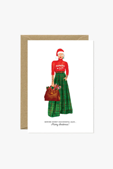 Married To Santa Greeting Card