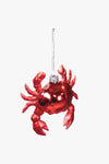 Xmas Hanger Glass Crab