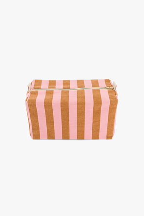 Vic Pouch Stripes Caramel/Strawberry