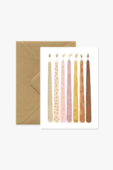 Birthday Candles Greeting Card