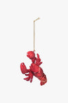 Xmas Hanger Glass Lobster