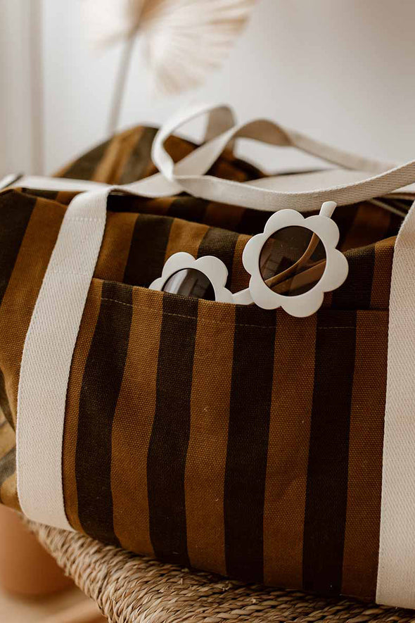 Raphael Weekend Bag Stripes Cumin