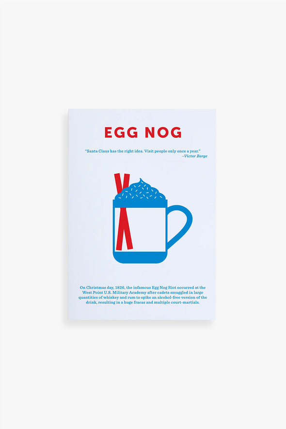 Egg Nog Greeting Card