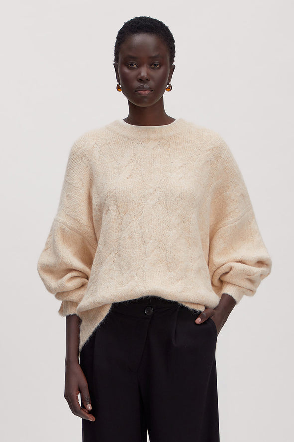 Camellia Knit Cream
