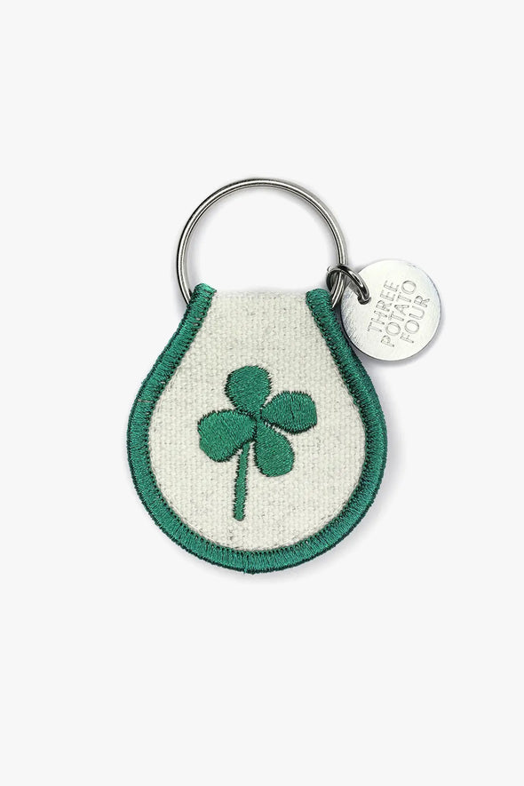 Lucky Clover Patch Keychain