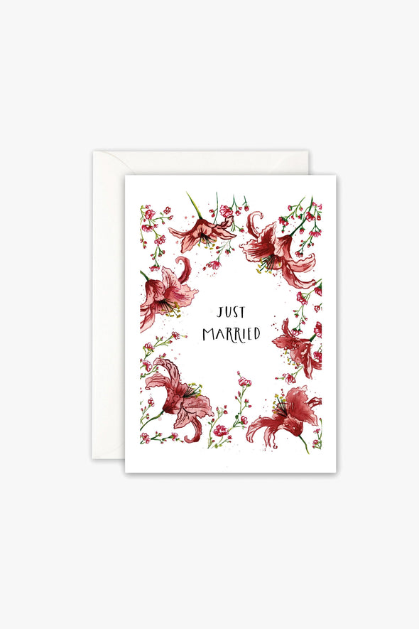 Wedding Lilies Card