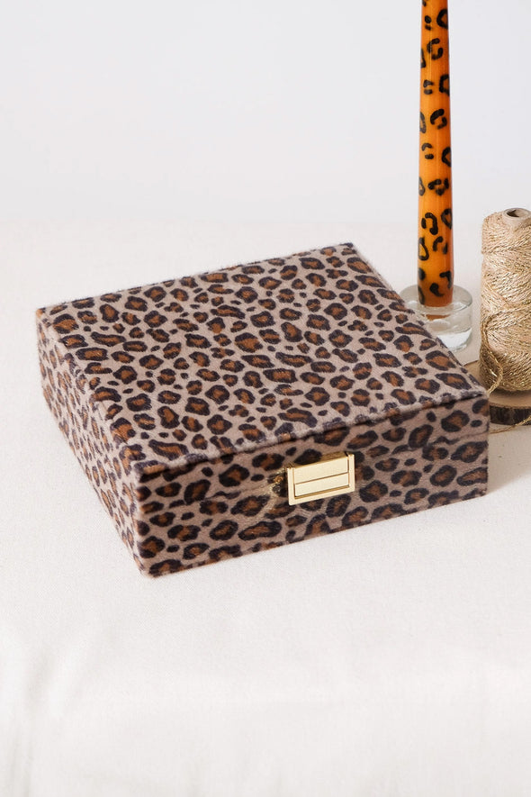 Anne Leopard Jewelry Box