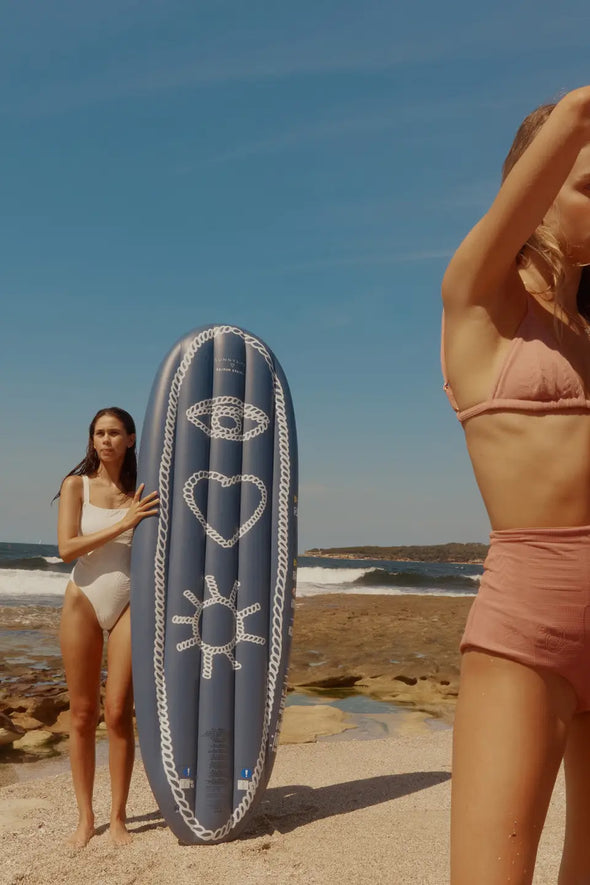 "I Love Sun" Inflatable Surf Mattress