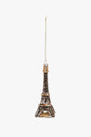 Xmas Hanger Glass Eiffel Tower