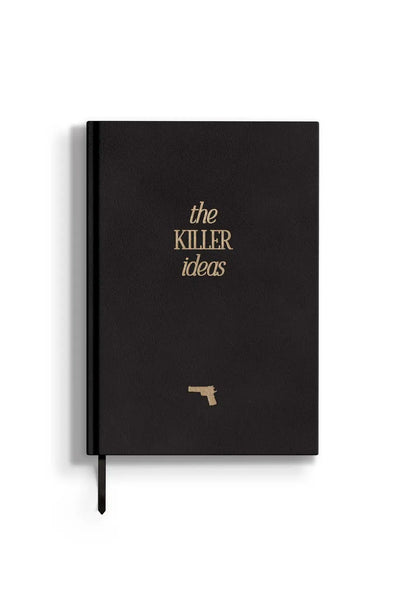 Killer Ideas Notebook A5 Grey/Gold