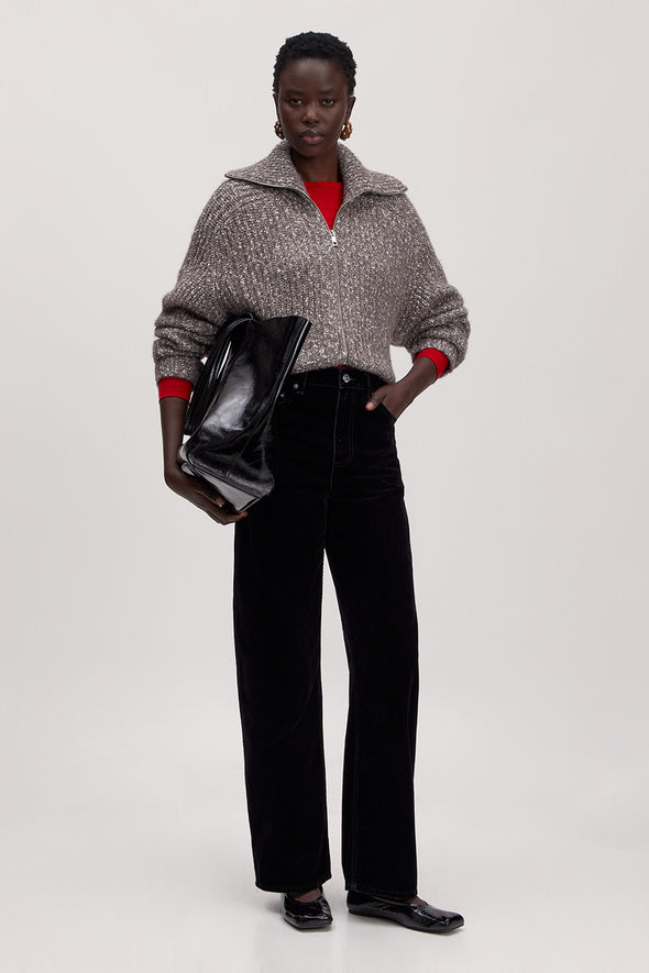 Lucila Cardigan Egret & Morel